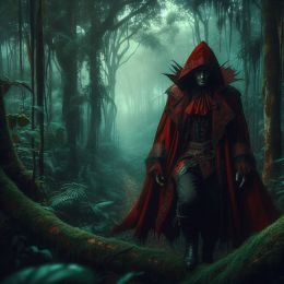 A vampire floating within a stasis chamber in a laboratory